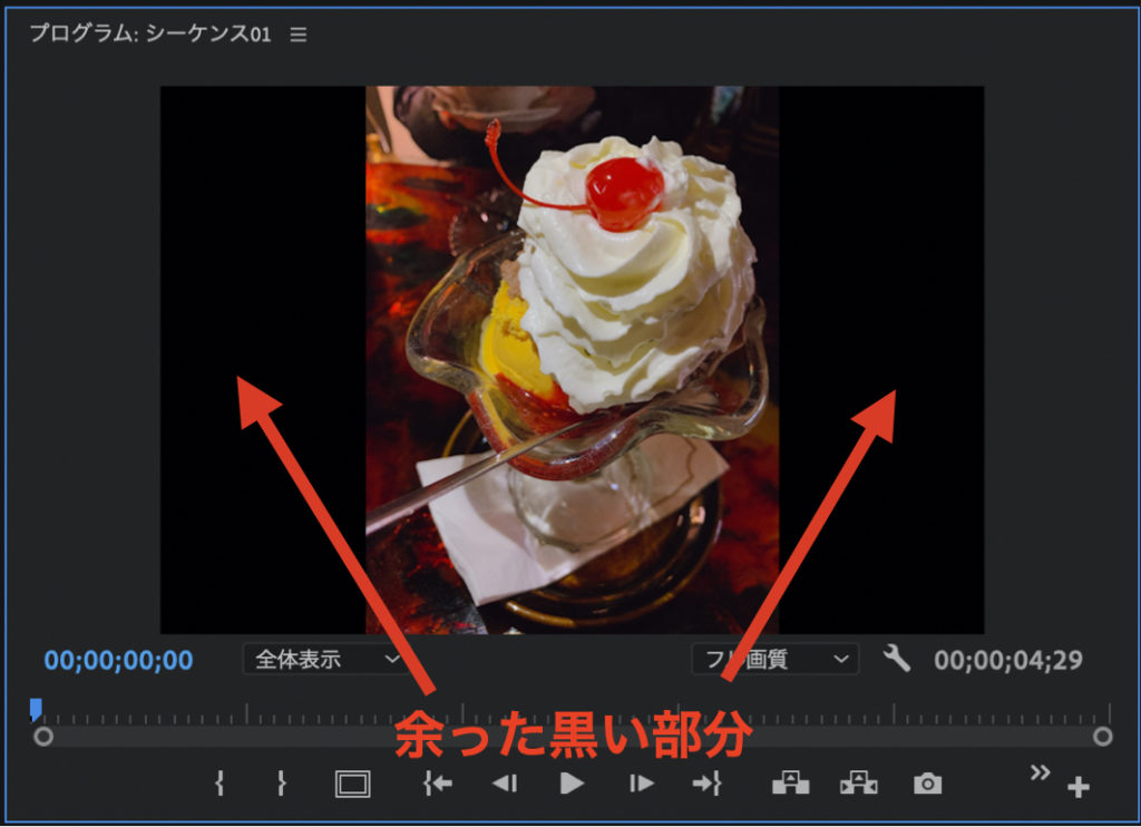 縦画像 縦動画の余白の埋め方 Premiere Pro もりブログ